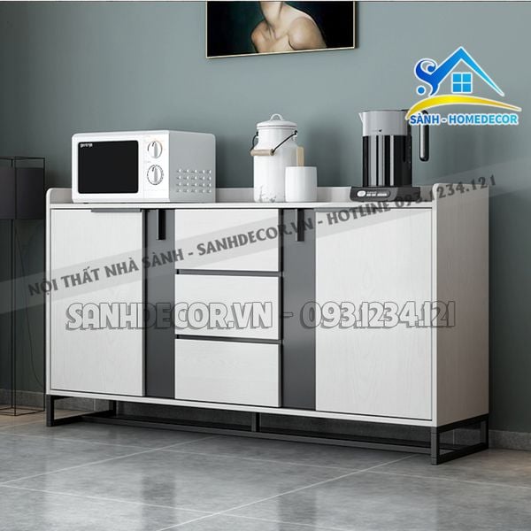 Tủ Nhà Bếp Bắc Âu Bằng Gỗ Cao Cấp - Stb149 