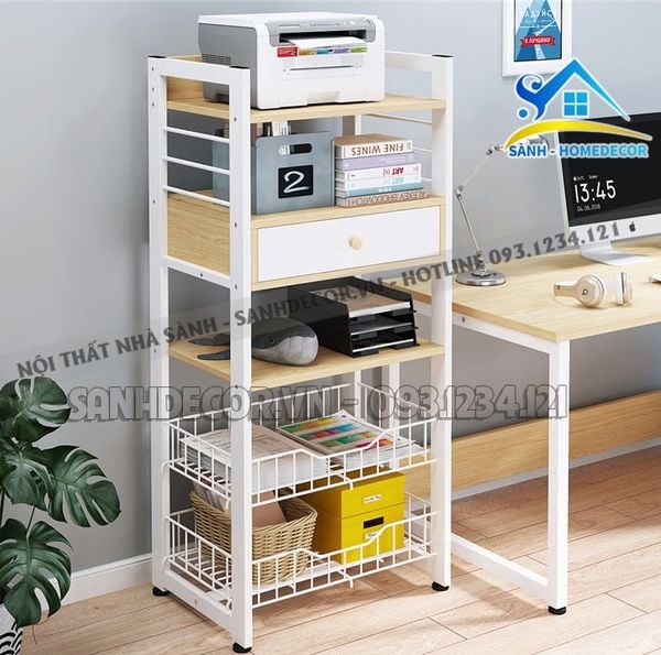 Kệ Sách Mẫu Nhỏ Gọn Kệ Để Máy In - Ktt104 