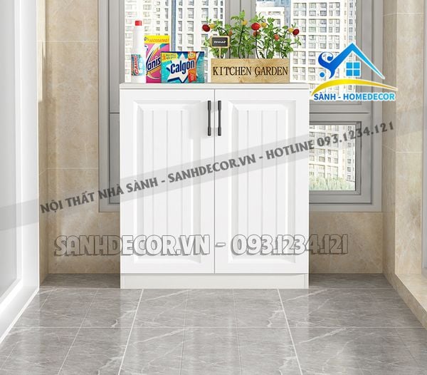  Tủ Đựng Đồ Để Ban Công Gỗ Hàng Sơn Cao Cấp - Stb79 