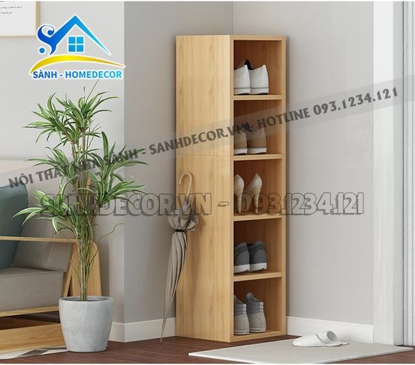  Tủ Giầy Góc 5 Tầng Nhỏ Gọn Đa Năng - Stg85 