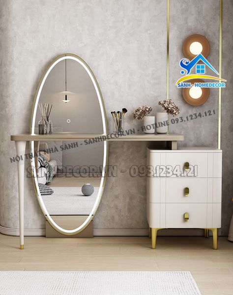  Bàn Trang Điểm Có Tủ Lưu Trữ Đẹp - Bp55 