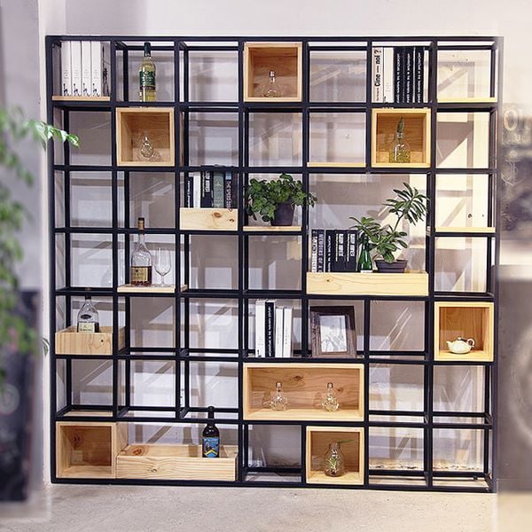  Kệ Trang Trí Kiểu Ô Vuông - Ktt37 