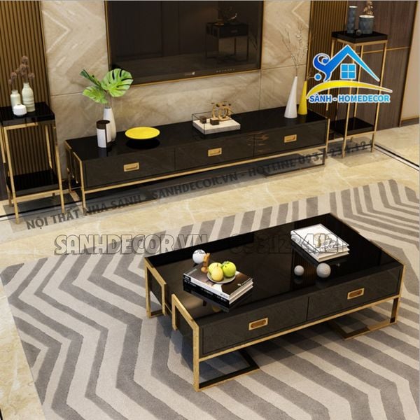  Bộ Kệ Tivi Và Bàn Trà Hiện Đại - Setpk73 
