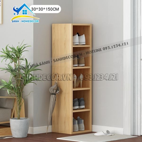  Tủ Giầy Góc 5 Tầng Nhỏ Gọn Đa Năng - Stg85 
