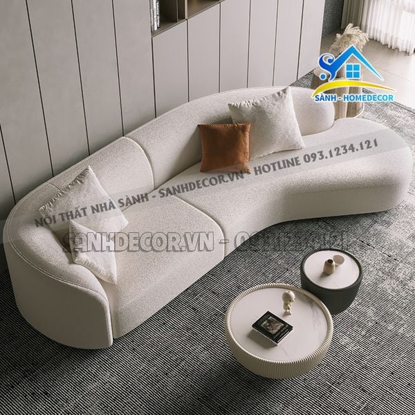  Sofa Băng Cong Mẫu Đẹp Cao Cấp - Sf96 