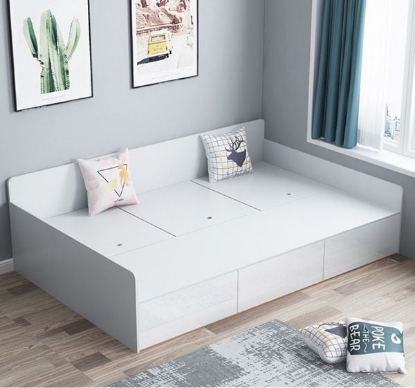  Giường Ngủ Gỗ Có Ngăn Kéo Hiện Đại - Sg101 