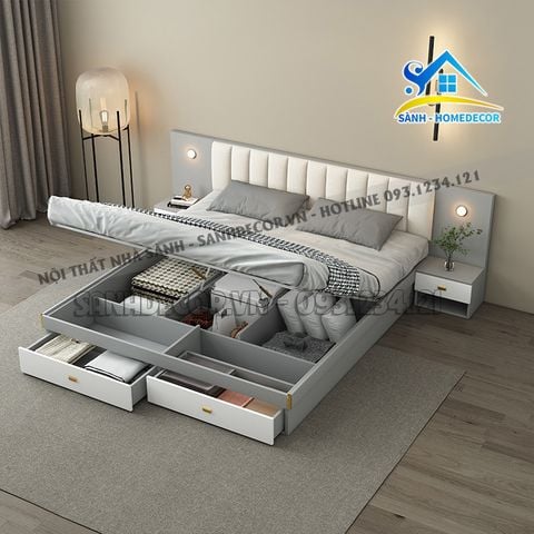 Giường ngủ bọc nệm sang trọng - SG97