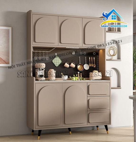  Tủ Nhà Bếp Gỗ Công Nghiệp Cao Cấp - Stb172 