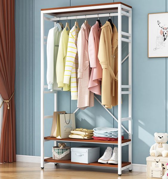  Kệ Treo Quần Áo Nhỏ Gọn Khung Sắt - Kqa18 