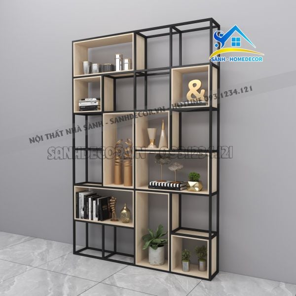  Kệ Trang Trí Khung Sắt Sơn Tĩnh Điện Chống Gỉ - Ktt103 