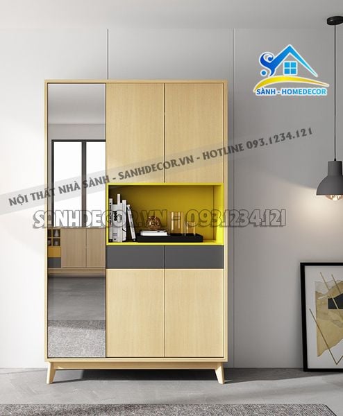 Tủ Sách Gỗ Cao Cấp  - Ts28 