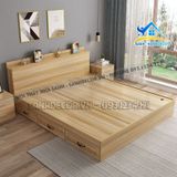 Giường ngủ gỗ có ngăn đựng đồ đa năng - SG77