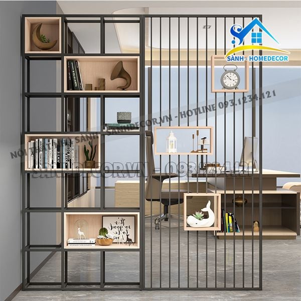  Kệ Vách Ngăn Trang Trí Phòng Khách - Ktt106 