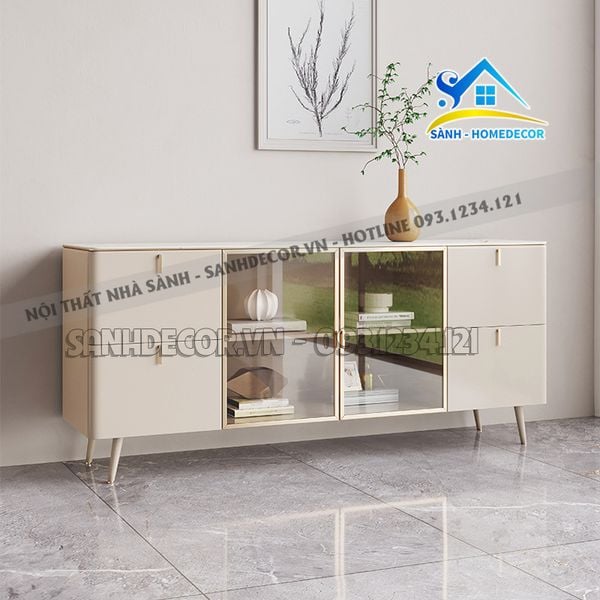  Tủ Console Trang Trí Cánh Kính Cao Cấp - Stb81 