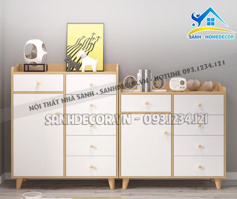 Hệ tủ nhà bếp nhiều ngăn lưu trữ đa năng - STB47