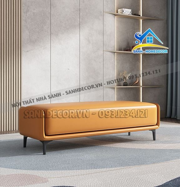  Sofa Băng Bọc Da Cao Cấp - Sf100 
