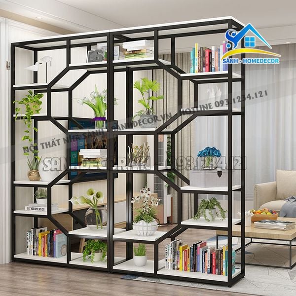  Bộ Kệ Trang Trí Phòng Khách Cao Cấp - Ktt118 