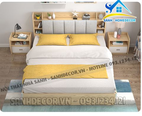 Giường ngủ bọc nệm hiện đại - SG44