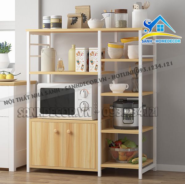  Kệ Để Lò Vi Sóng Nhà Bếp 4 Tầng Hiện Đại - Kb66 