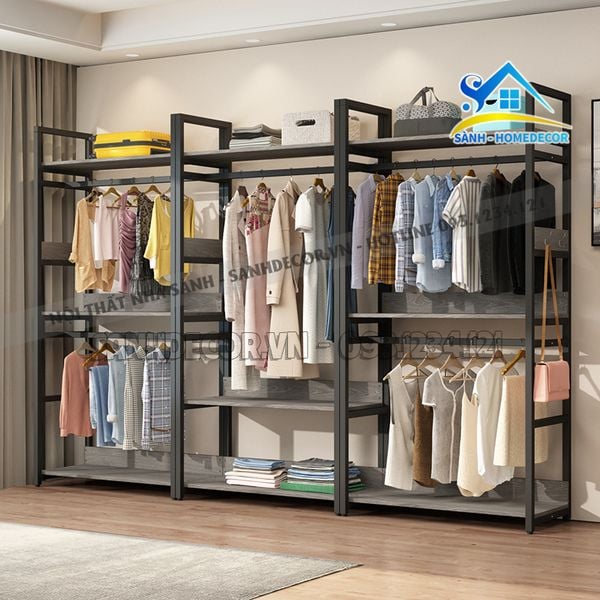  Hệ Kệ Treo Áo Quần Nhiều Tầng Đa Năng - Kqa28 