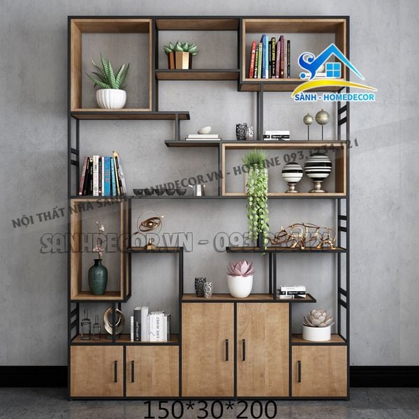  Kệ Trang Trí Phòng Khách Hiện Đại - Ktt99 