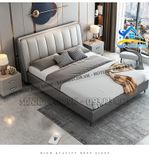 Giường ngủ gỗ bọc nệm cao cấp - SG58