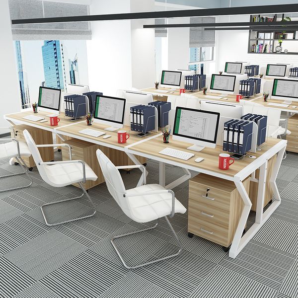  Cụm Bàn Làm Việc 6 Chỗ Hiện Đại - Bvp32 