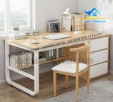 Bàn học có tủ cabinet đa năng - BLV109