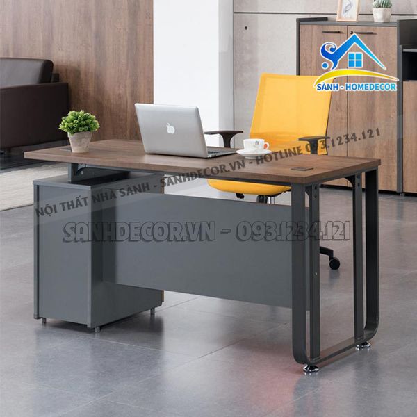  Bàn Trưởng Phòng Kèm Tủ Cabinet Cao Cấp - Bgd29 