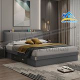 Giường ngủ gỗ bọc nệm cao cấp - SG83