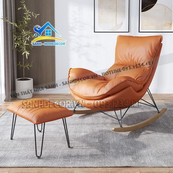  Ghế Thư Giãn Bập Bênh Kèm Đôn Nhiều Màu Đẹp - Sgtg07 
