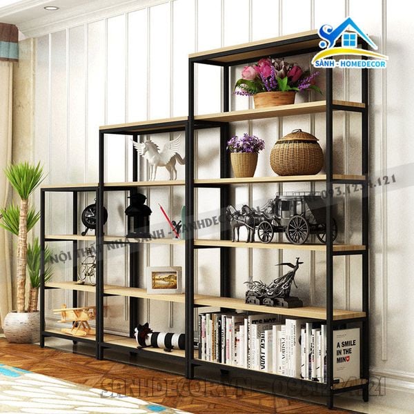  Bộ Kệ Trang Trí Để Sách Đa Năng - Ktt93 