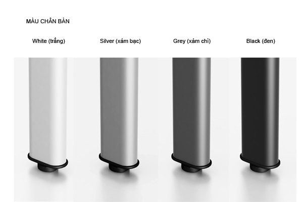  Bàn Vách Ngăn 4 Chỗ Chân Oval - Sbov04 
