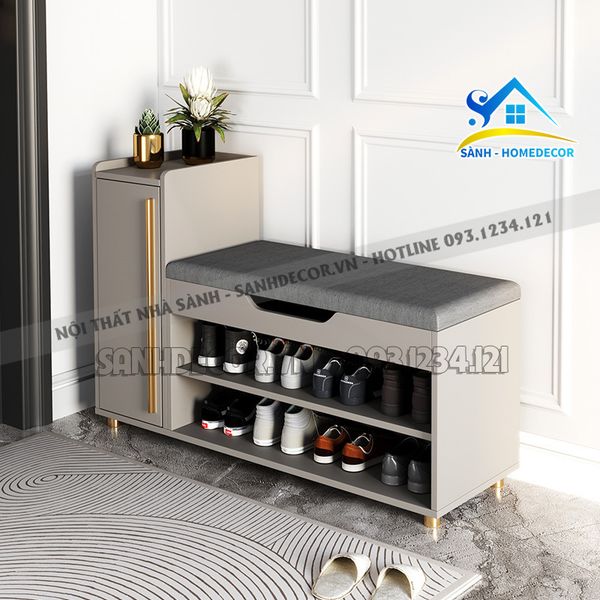  Tủ Giầy Có Chỗ Đệm Ngồi Ệm Tiện Lợi - Stg73 