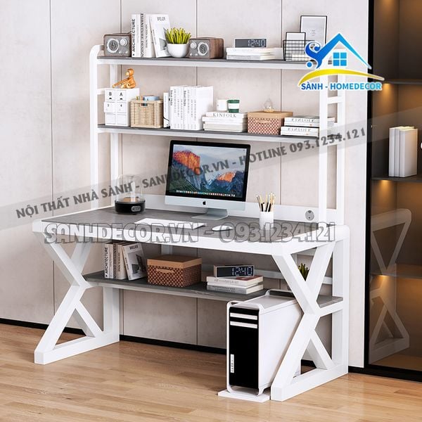  Bàn Học Kèm Kệ Sách Đa Năng - Blv152 