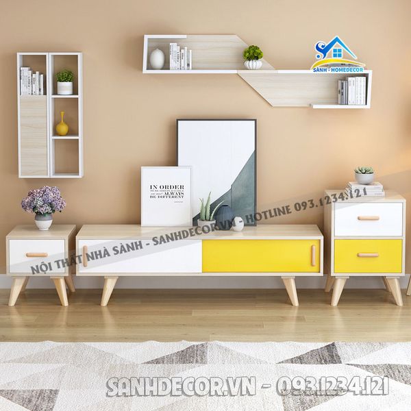  Bộ Phòng Khách Vài Món Hiện Đại - Setpk25 