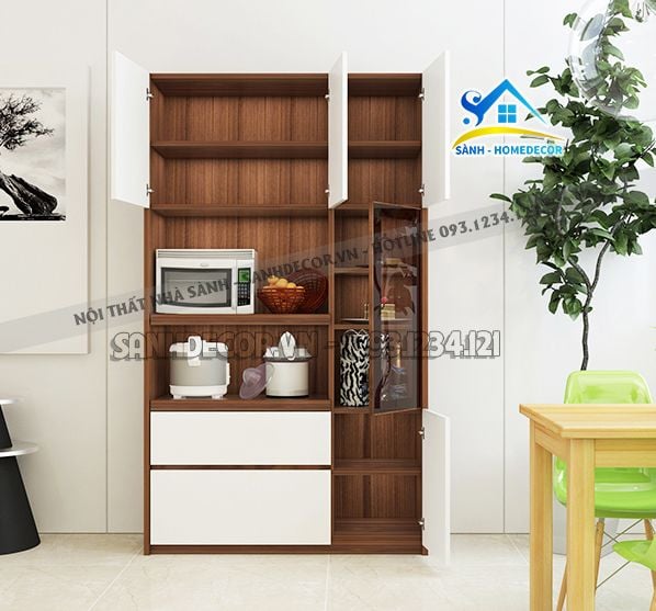  Tủ Đựng Đồ Nhà Bếp Gỗ Mẫu Nhỏ Gọn - Stb103 