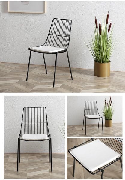  Ghế Lưới Sắt Lưng Trung - Gcf02 