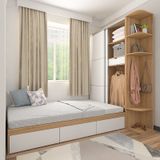 Giường kết hợp tủ áo hiện đại - SG16