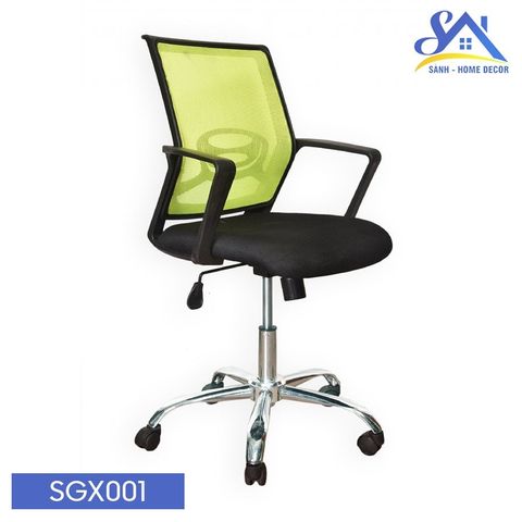 GHẾ XOAY VĂN PHÒNG CAO CẤP SGX001 - XANH LÁ