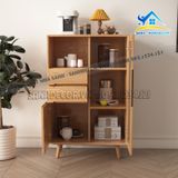 Tủ để đồ đa năng gỗ MDF phủ veneer cao cấp - STB118