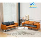 Set sofa 2 món bọc da cao cấp - SF70