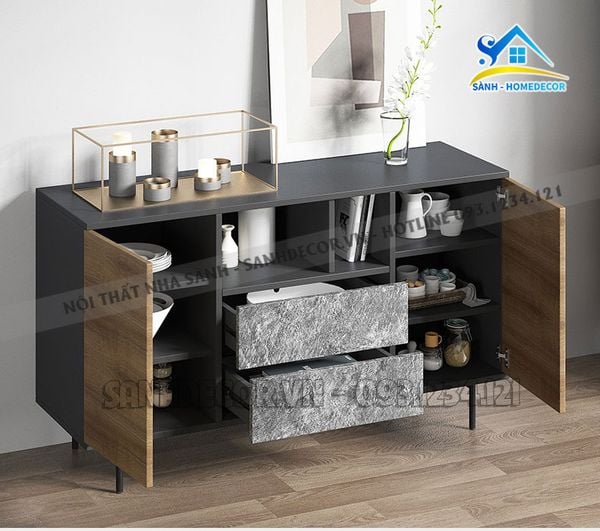  Tủ Trang Trí Phong Cách Bắc Âu- Sttt01 