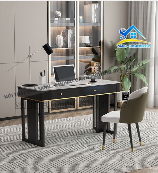  Bàn Làm Việc Mặt Đá Cao Cấp Đa Năng - Blv113 