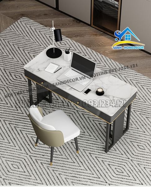  Bàn Làm Việc Mặt Đá Cao Cấp Đa Năng - Blv113 