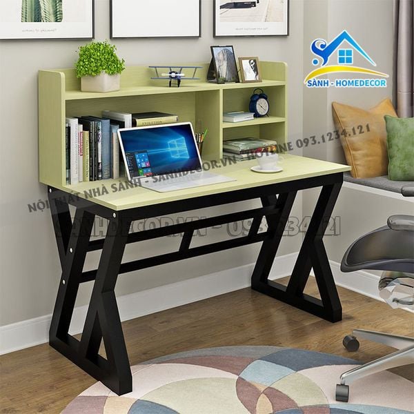  Bàn Học Cho Bé Liền Kệ Sách Đa Năng - Blv142 