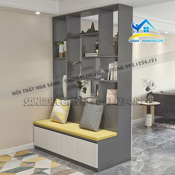  Tủ Vách Ngăn Phòng Khách Kèm Nệm Hiện Đại - Tvn20 