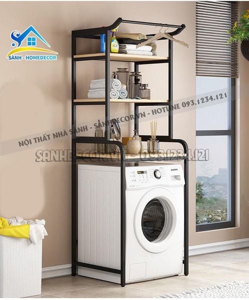  Kệ Để Đồ Nhà Tắm - Kệ Máy Giặt Gọn - Kmg04 