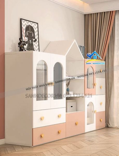  Bộ Tủ Em Bé Cao Cấp Tùy Chọn Màu - Teb38 