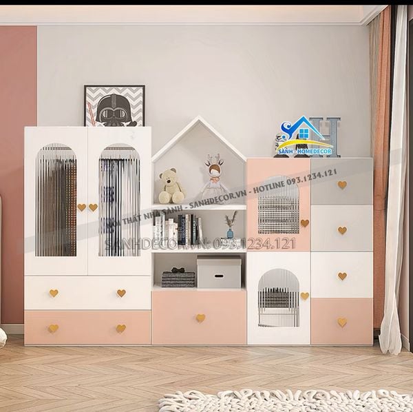  Bộ Tủ Em Bé Cao Cấp Tùy Chọn Màu - Teb38 